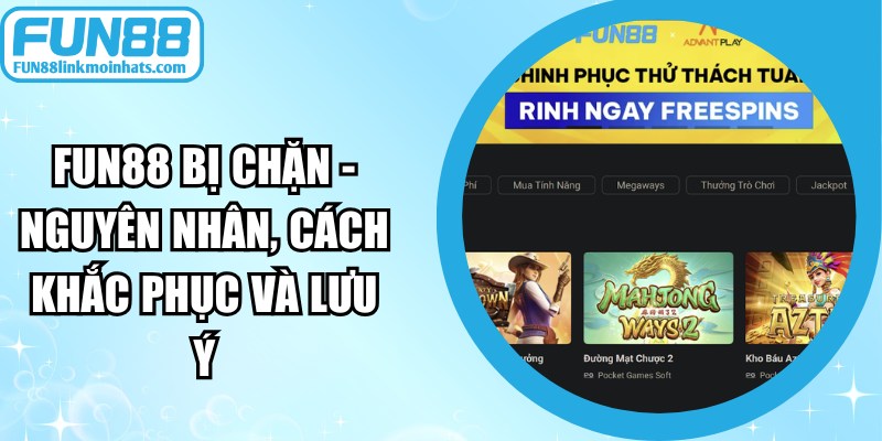 FUN88 bị chặn